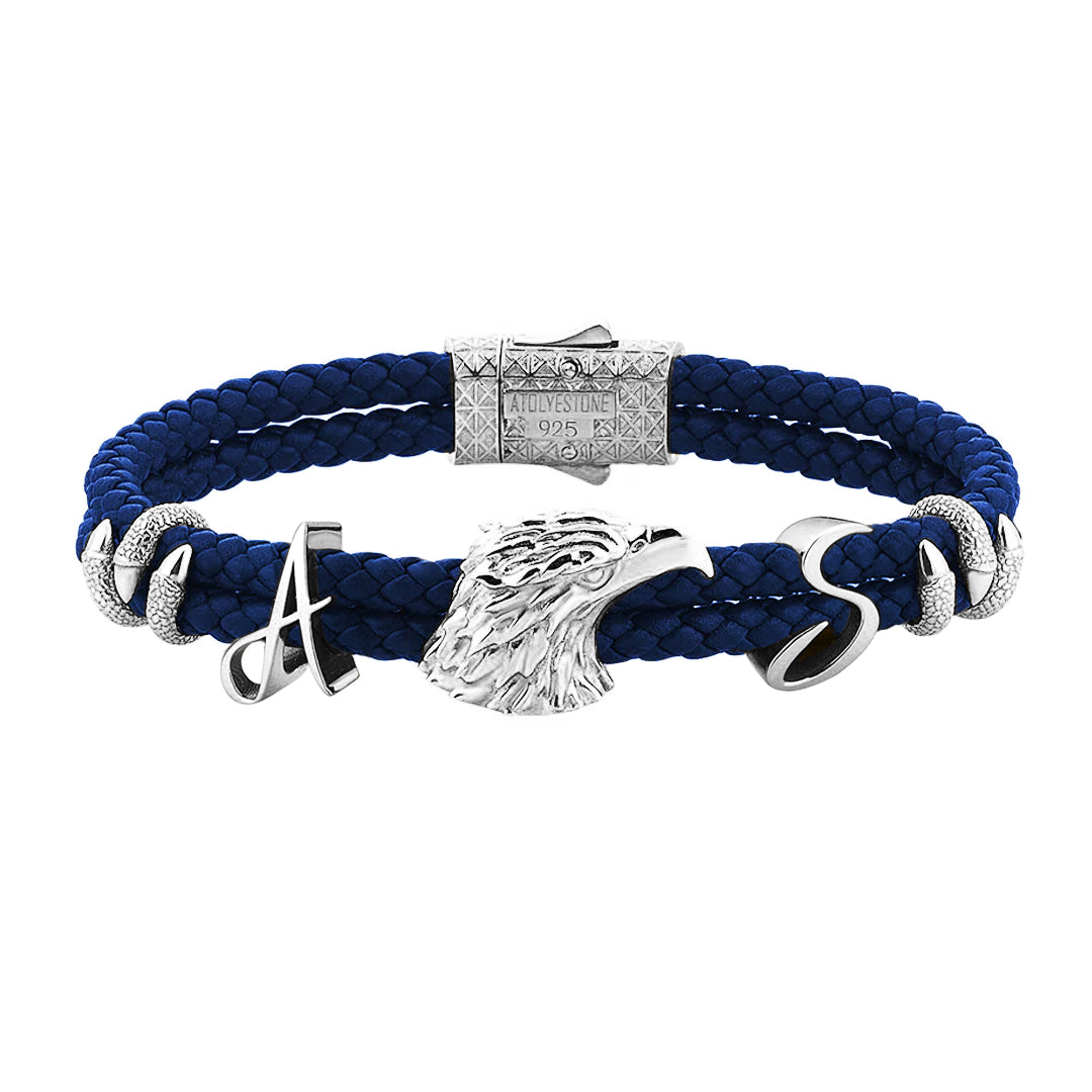 Statement Eagle Leather Bracelet