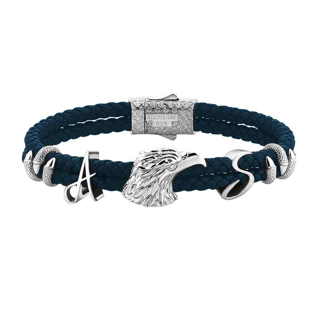 Statement Eagle Leather Bracelet