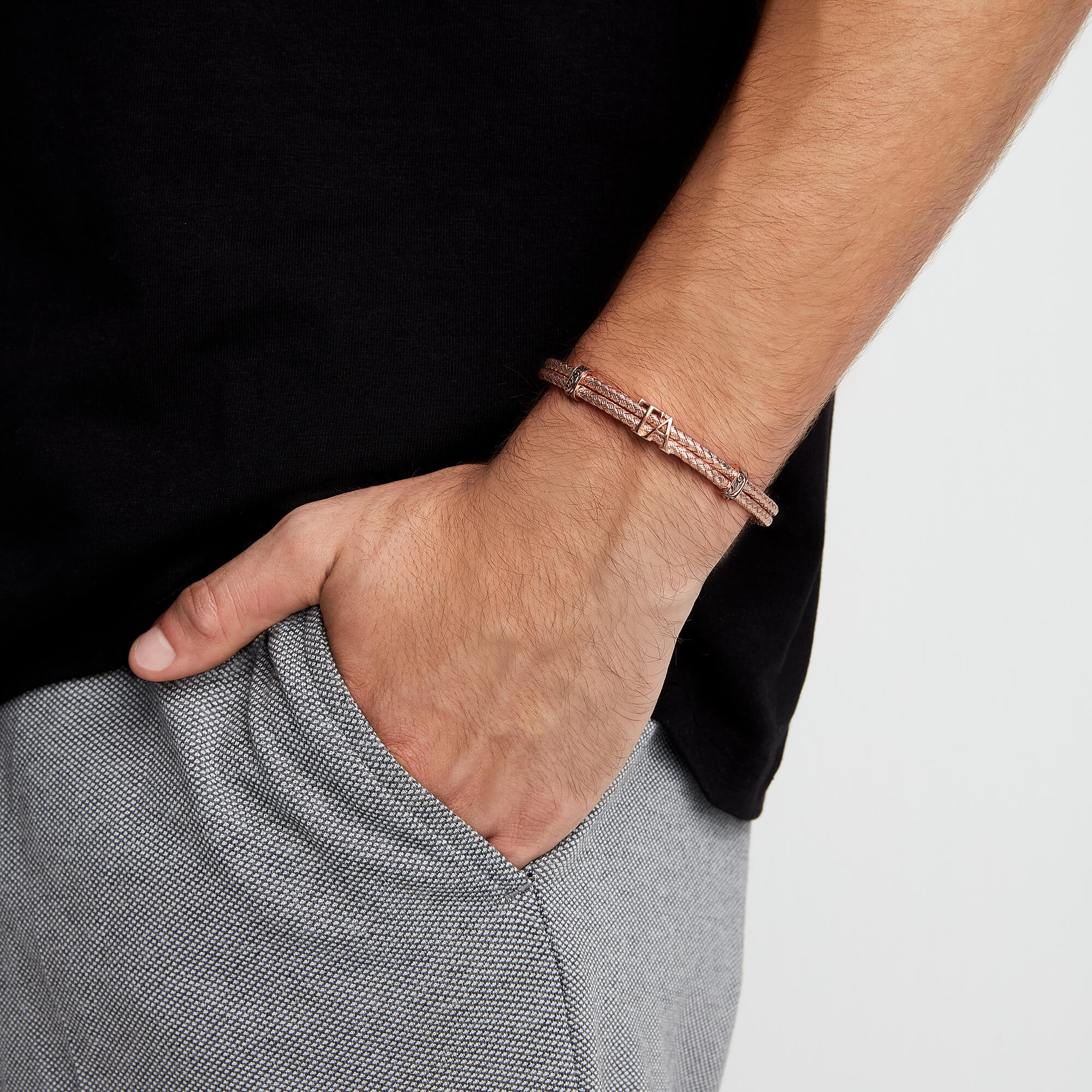 Statement Bangle Bracelet - Silver