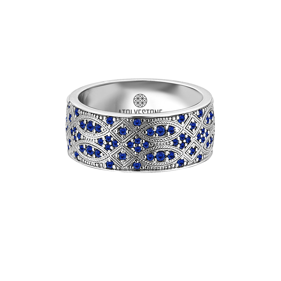 Streamline Band Ring in Sapphire