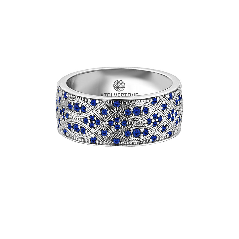 Streamline Band Ring in Sapphire
