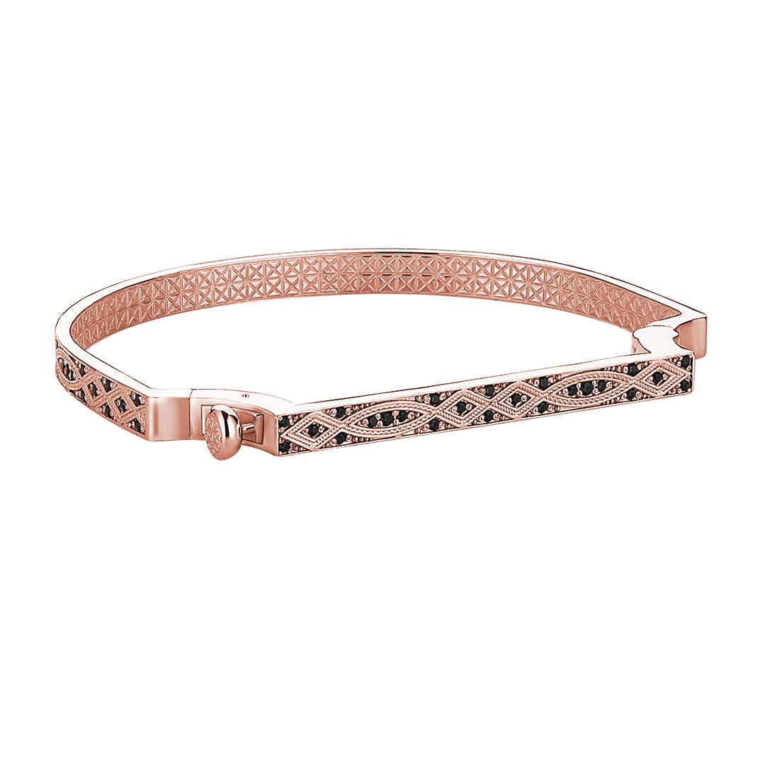 Streamline Bangle in Rose Gold