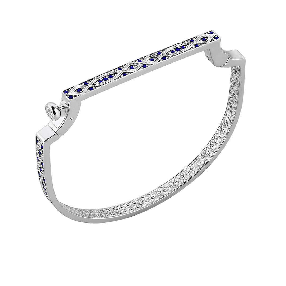 Streamline Bangle in 925 Silver