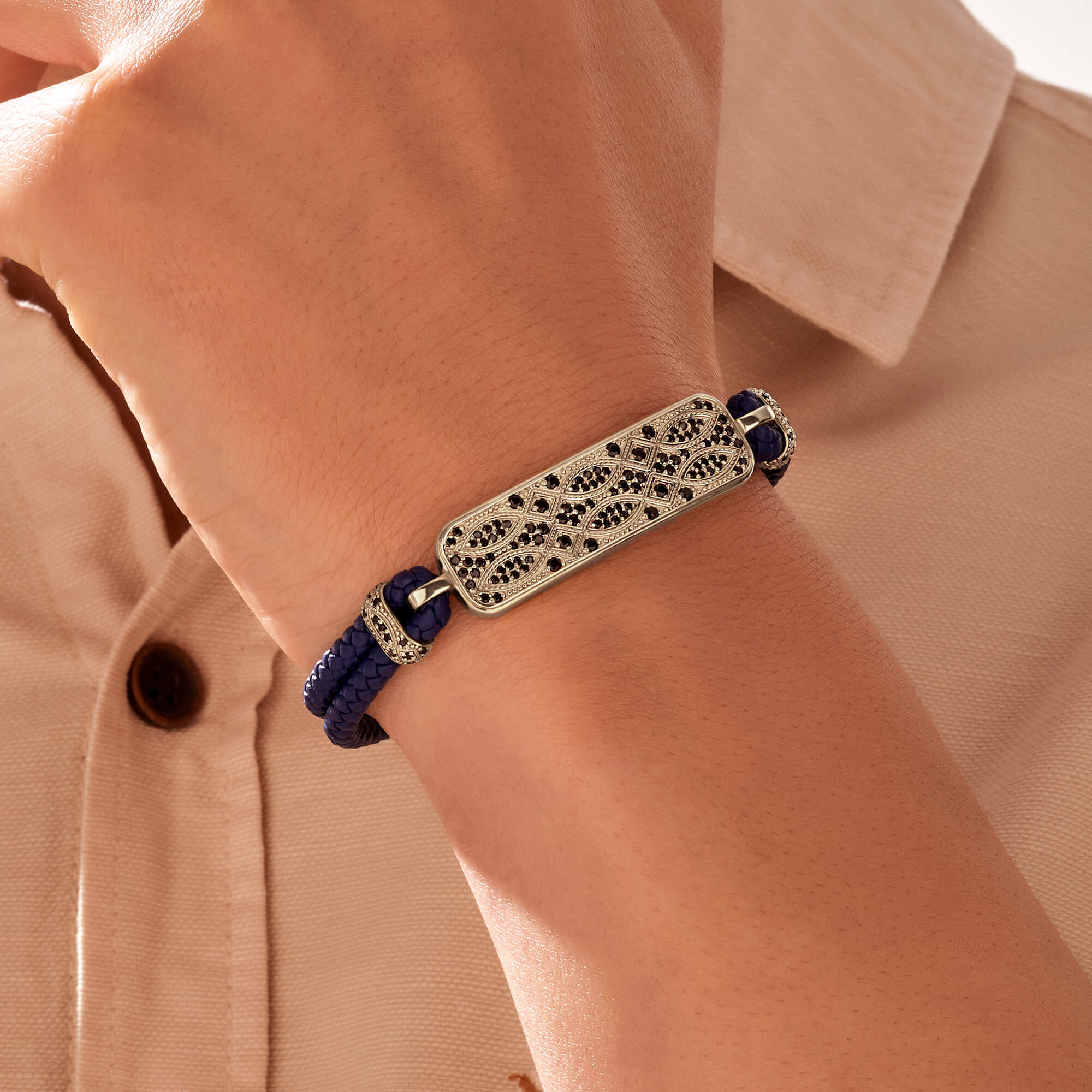 Streamline Leather Bracelet