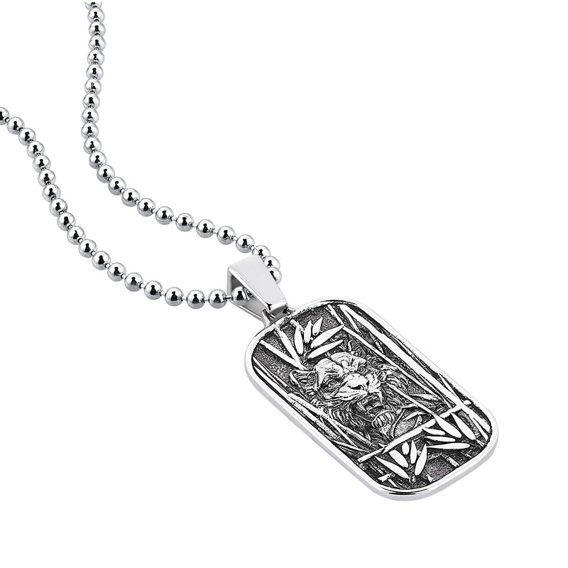 Tiger Pendant in Silver (Pendant only)