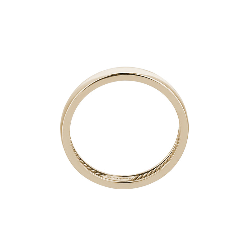 Men's Real Gold Wedding Band Ring