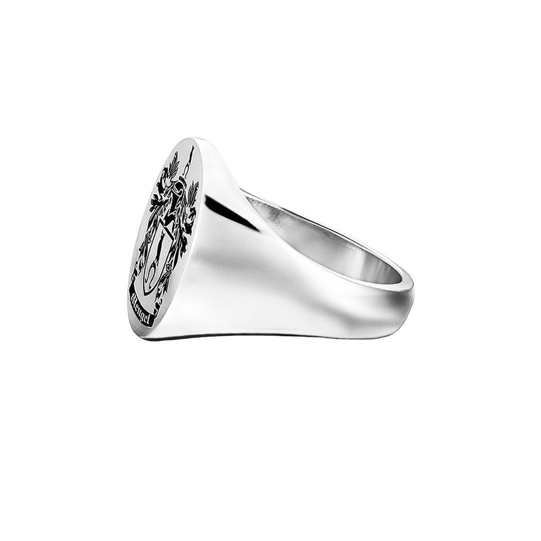 Signet Round Ring Base for Family Crest