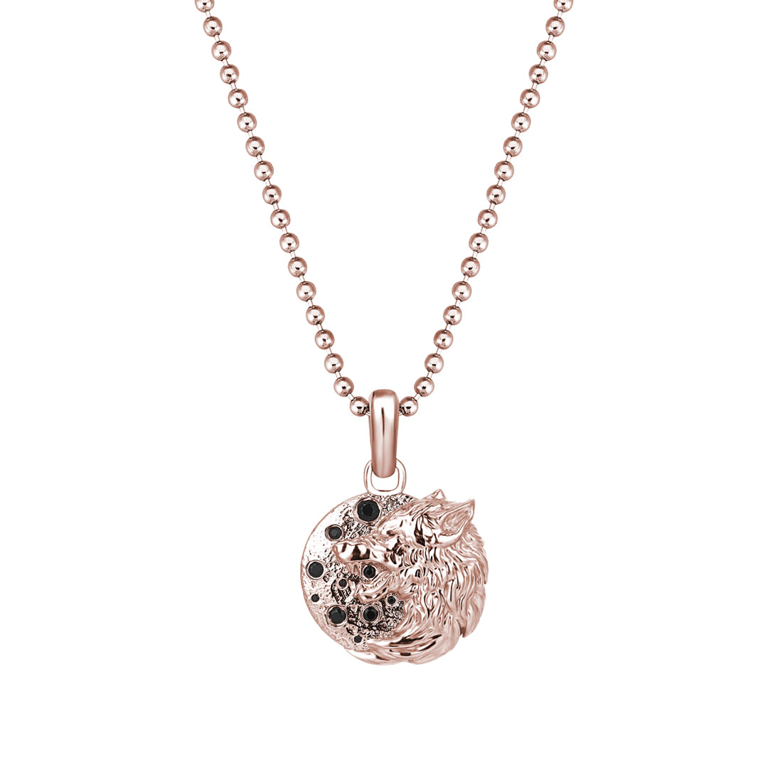 Wolf Pendant in Gold