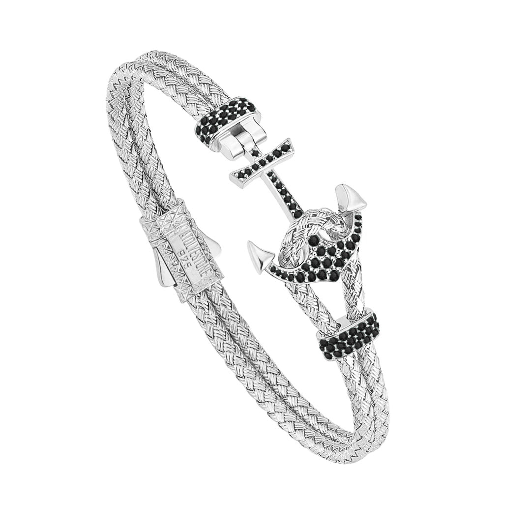Women's Petite Anchor Bracelet - Silver