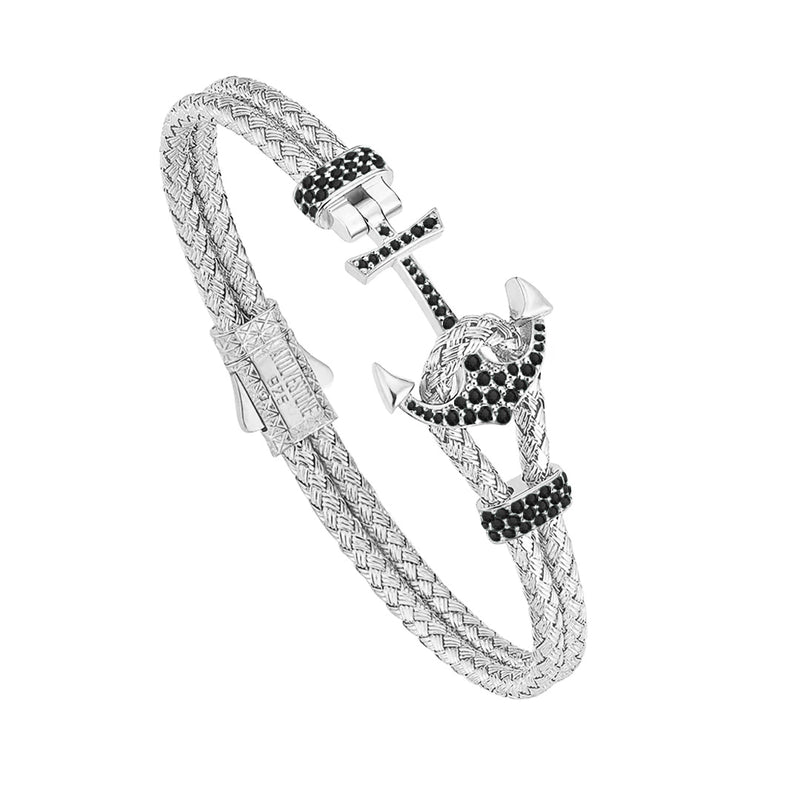 Women's Petite Anchor Bracelet - Silver