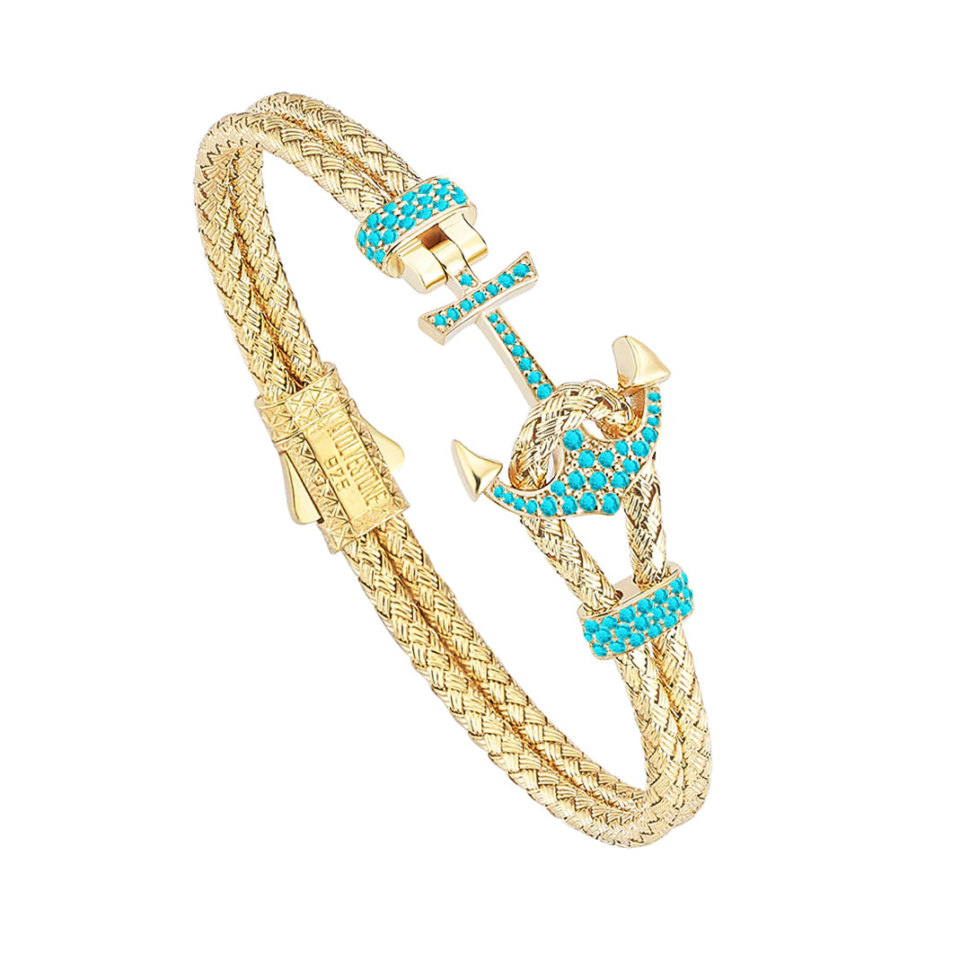 Women's Petite Anchor Bracelet - Silver