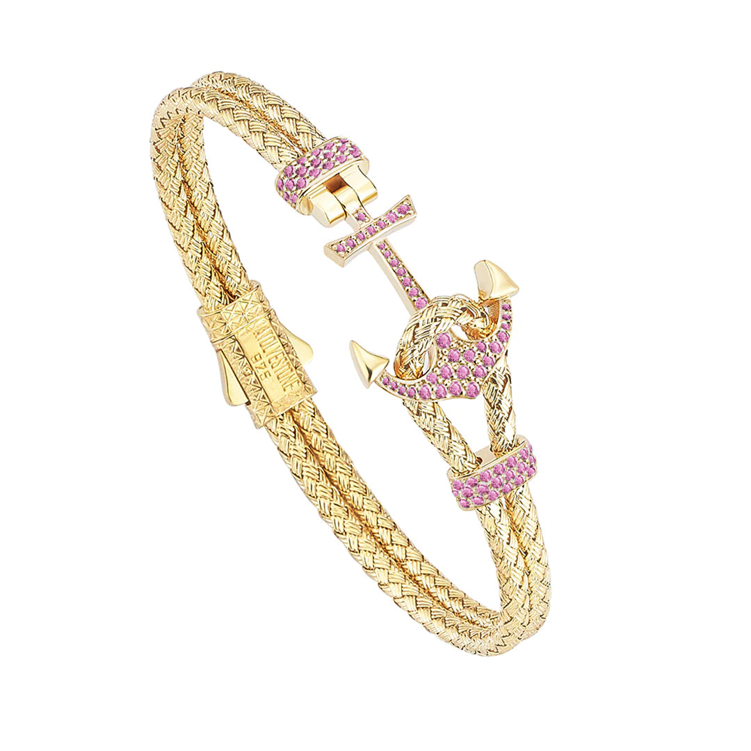 Women's Petite Anchor Bracelet - Silver