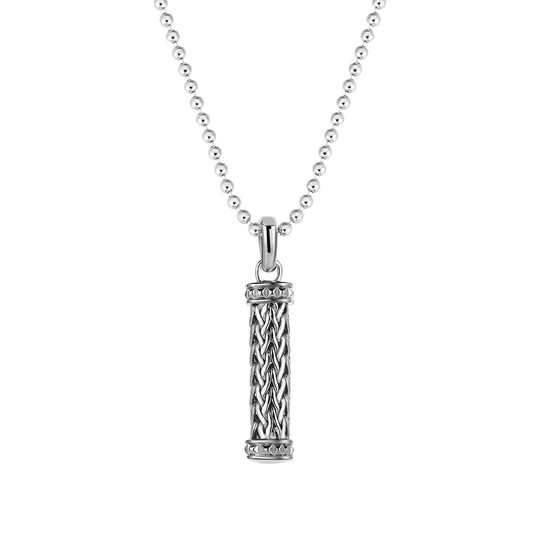 Woven Chain Pendant in Silver (Pendant only)