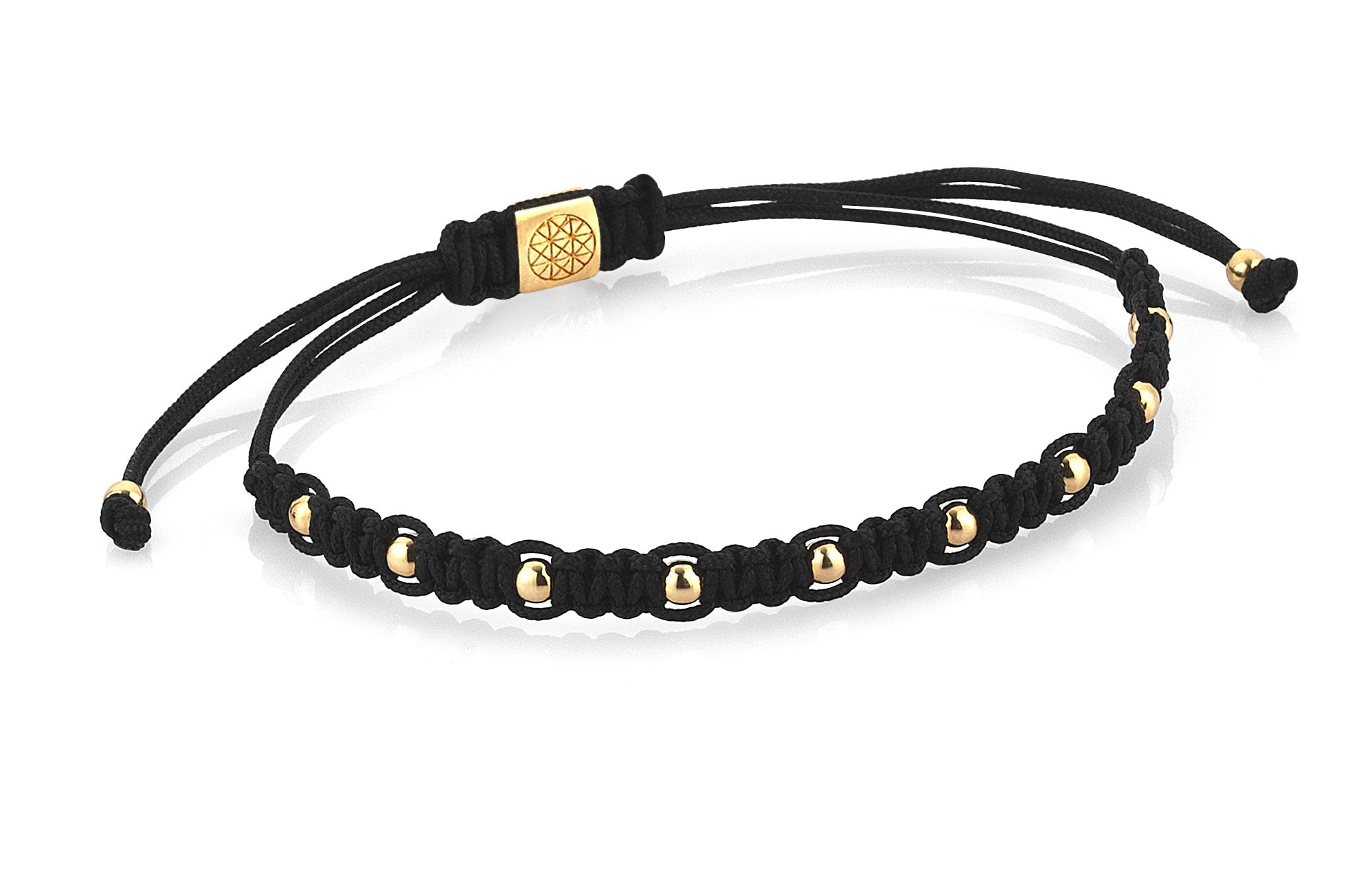 Balls Macrame - Silver - Black
