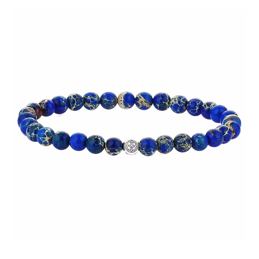 Atolyestone Jasper Essentials - Solid Silver - Blue Jasper