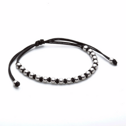 Women's Macrame Knots Bracelet - Silver