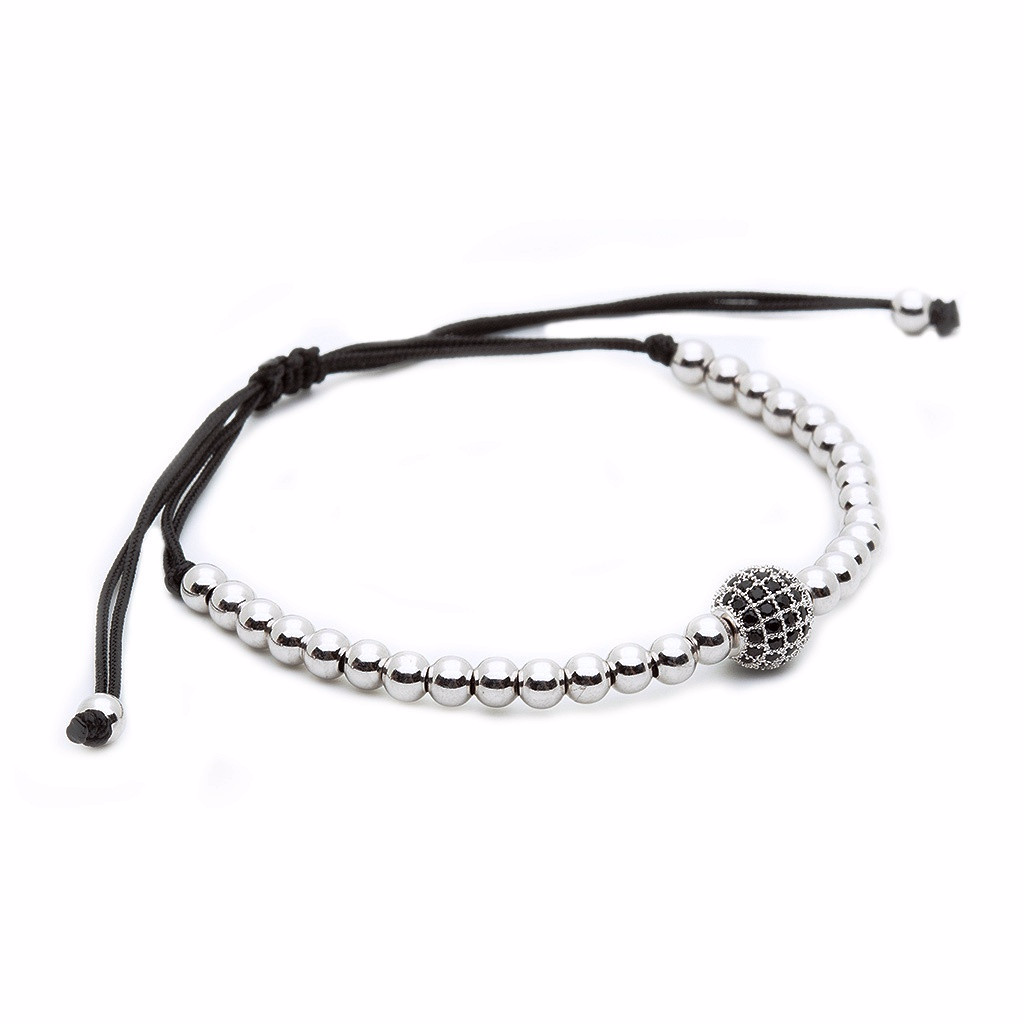 Women's Solitaire Macrame - Silver