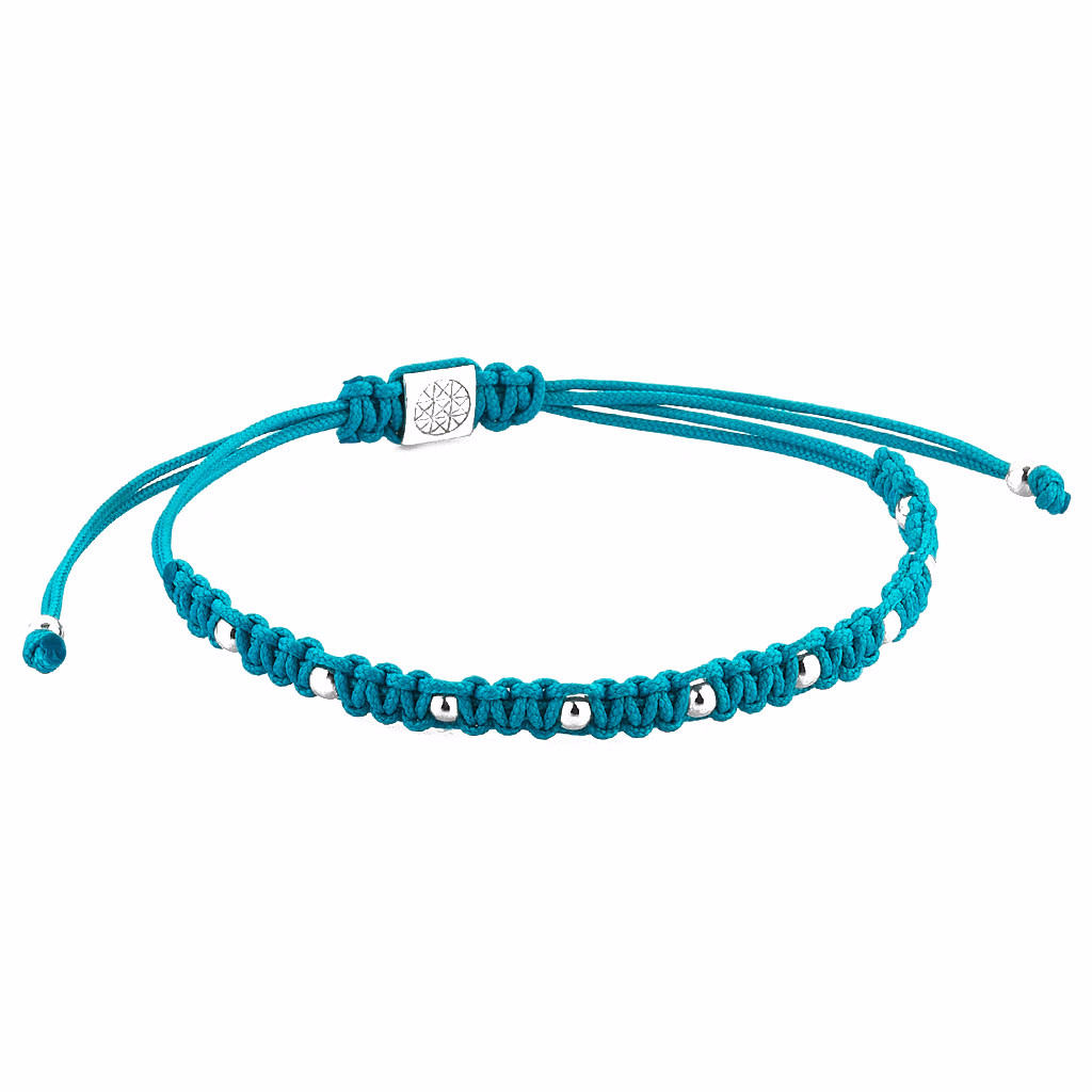 9 Balls Macrame -Turquoise