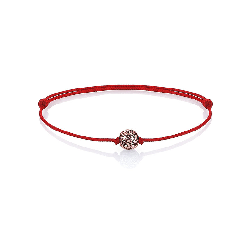 Classic Charm Macrame - Solid Gold - Red - Rose Gold 