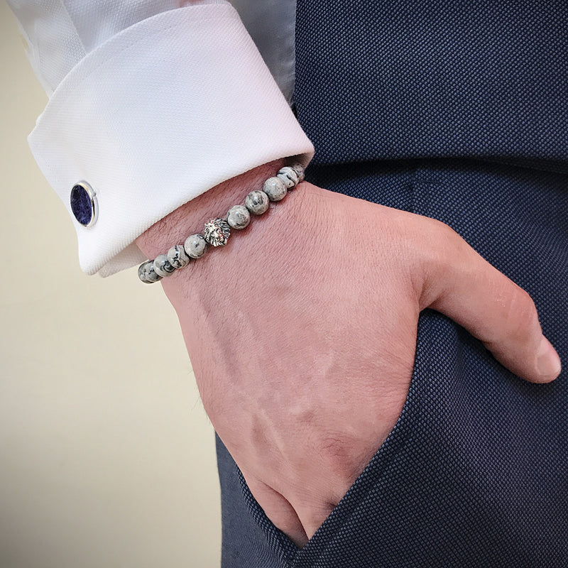 Leo Jasper Beaded Bracelets by Atolyestone