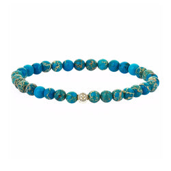 Atolyestone Jasper Essentials - Yellow Gold - Turquoise Jasper